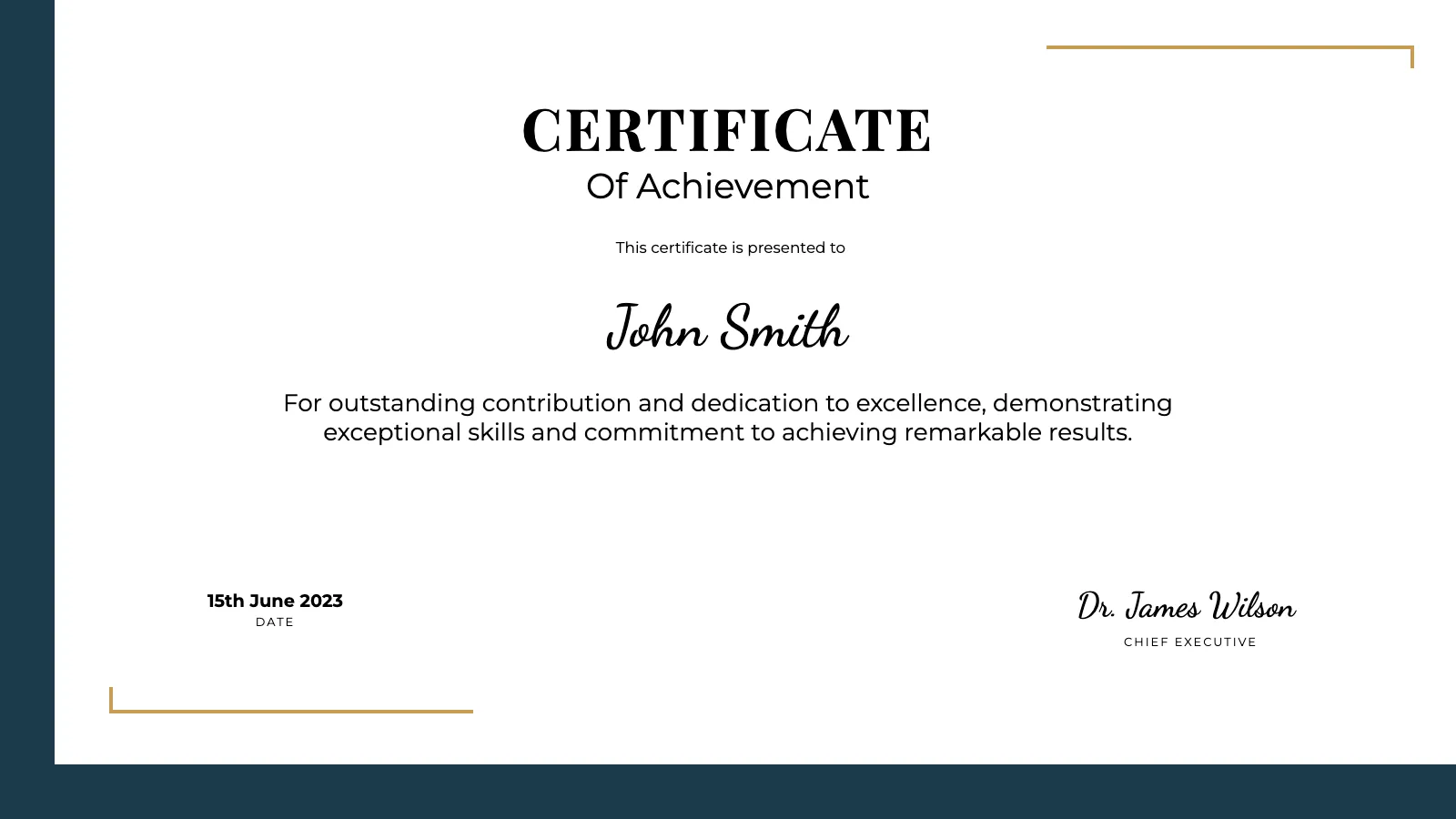 certificate-1 - Professional certificate template for customization and automation